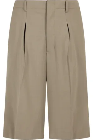 Ami Casual Shorts, male, , W42, High Waist Wide Leg Bermuda Trousers