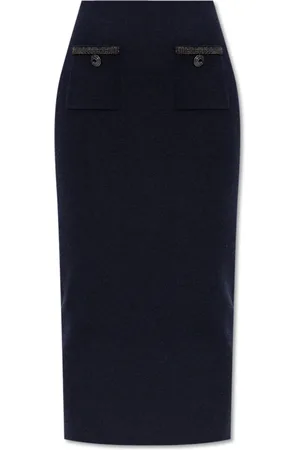 Self-Portrait Midi Skirts, female, , S, Skirt with Pockets