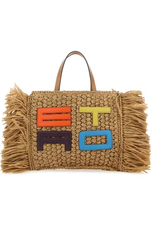 Etro Tote Bags, female, , ONE SIZE, Structured fringe shoulder bag