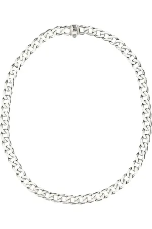 EMANUELE BICOCCHI Necklaces, male, , ONE SIZE, 925 silver Edge Chain necklace