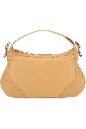 By Far Yana Leather Handbag in Sand
