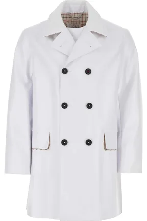 Maison Margiela Double-Breasted Coats, male, , M, Stylish Double-Breasted Coat