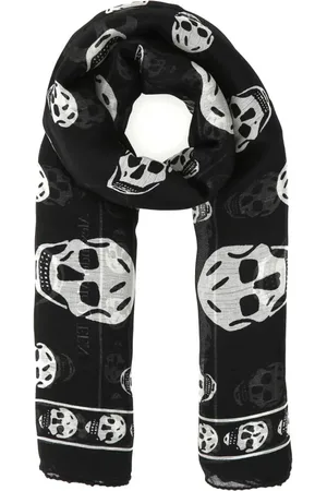 Alexander McQueen Printed silk foulard