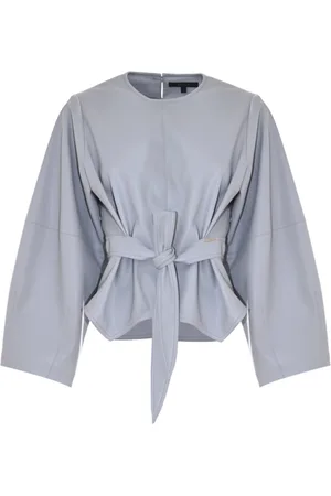 Kocca Blouses, female, , XL, Stylish Loose Blouse with Matching Belt