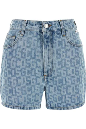 GCDS Printed Denim Shorts