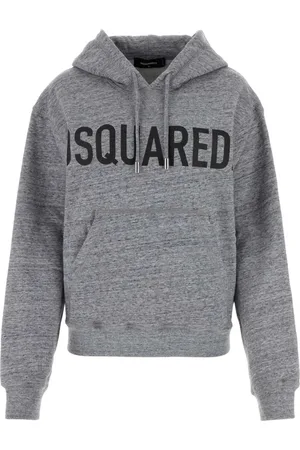 Dsquared2 Melange Grey Cotton Sweatshirt