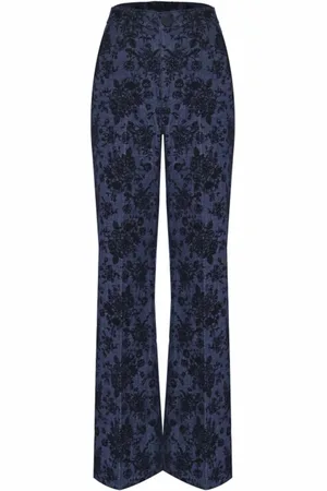 Kocca Floral Embroidered Cotton Trousers