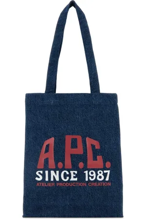 A.P.C. Tote Bags, female, , ONE SIZE, Denim Lou Shopping Bag