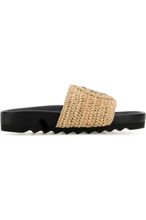 Stella McCartney Raffia Elyse Slippers