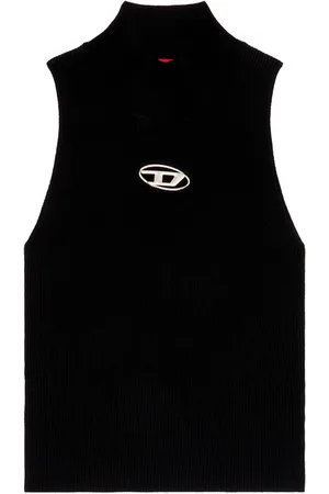 Diesel Ribbed-knit Turtleneck Top