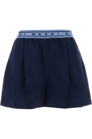 Marni Wool Navy Shorts