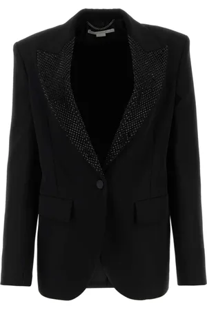 Stella McCartney Hotfix Single Breasted Embellished Blazer