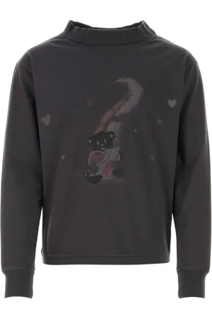 We11 Done Sweatshirts, male, , XS, Charcoal cotton t-shirt