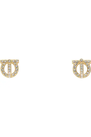 Salvatore Ferragamo 3D Strass Earrings