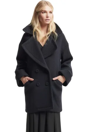 Kocca Wool Coat with Covered Buttons