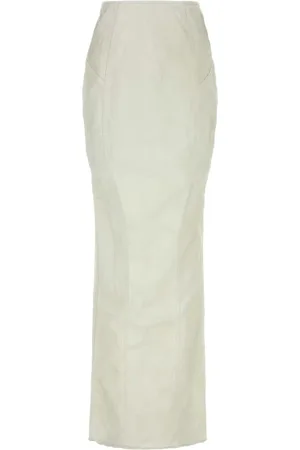 Entire Studios Maxi Skirts, female, , XS, Denim Channel Skirt
