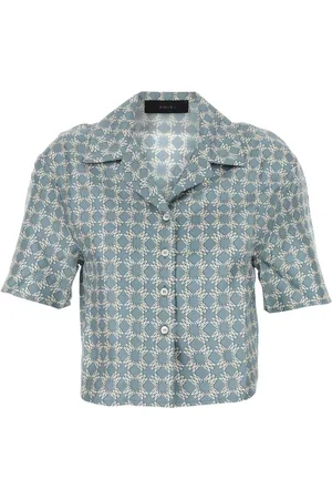 AMIRI Shirts, female, , XS, Silk Printed Shirt