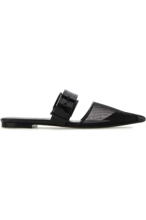 Alexander McQueen Mules, female, , 4 1/2 UK, Mesh and Leather Punk Mules