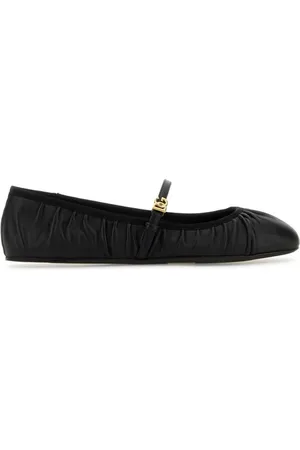 Dolce & Gabbana Nappa Leather Ballerinas Shoes