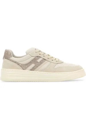 Hogan Sneakers, female, , 3 UK, Ivory Leather Trainers