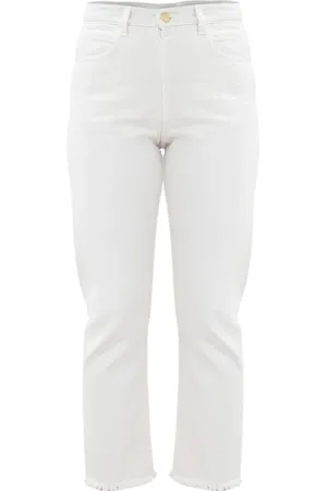 Kocca Frayed Hem Straight-Leg Jeans