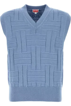 Kenzo Cerulean Cotton Vest