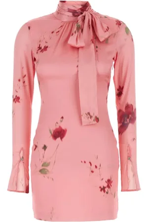 BLUMARINE Party Dresses, female, , 2XS, Silk Mini Dress in