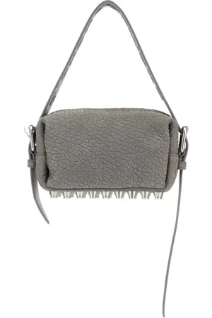 Alexander Wang Cross Body Bags, female, , ONE SIZE, Chic Grey Nabuk Shoulder Bag