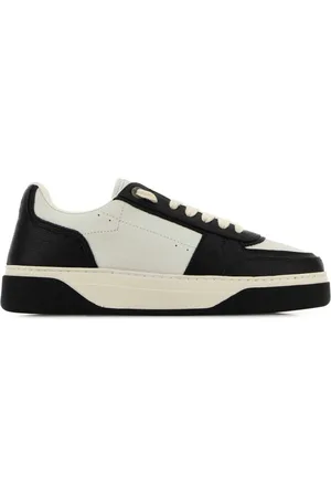 Represent Two-tone Leather and Suede Trainers