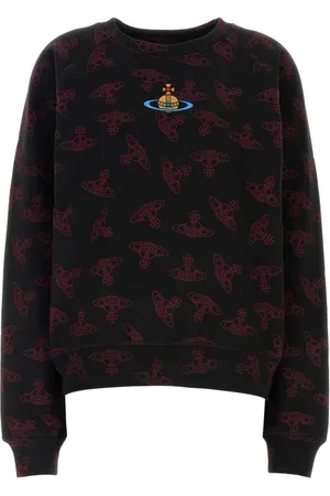 Vivienne Westwood Sweatshirts, female, , M, Printed Cotton Oversize Sweatshirt