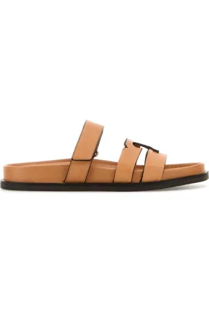 Tory Burch Sliders, female, , 4 1/2 UK, Leather Lines Trainers