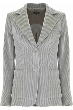 Kocca Ribbed Jacket with Covered Buttons