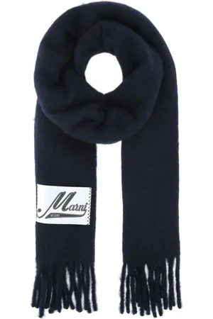 Marni Winter Scarves, male, , ONE SIZE, Midnight Alpaca Blend Scarf