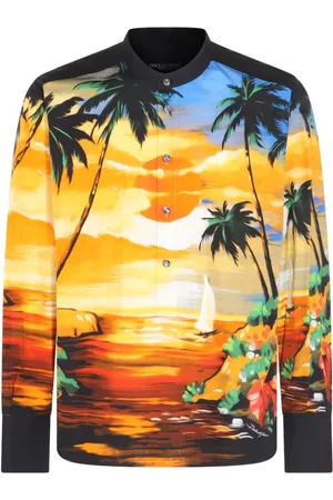 Dolce & Gabbana Graphic Print Hawaii Shirt