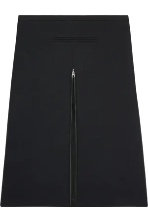 Courrèges Midi Skirts, female, , M, Midi Skirt with Front Zipper