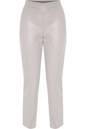 Kocca Slim-fit Trousers, female, , S, Minimalist Style Trousers with Welt Pockets