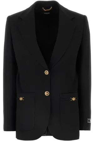VERSACE Oversize Wool Blazer Vest