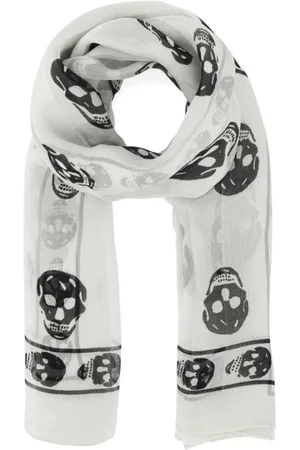 Alexander McQueen Scarves, male, , ONE SIZE, Silk Scarf, Stylish and Sophisticated Men`s Accessory