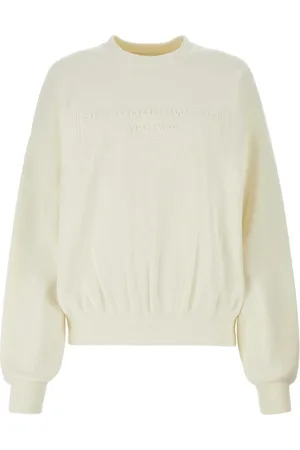 Alexander Wang Sweatshirts, female, , S, Stretch Ivory Jumper Blend