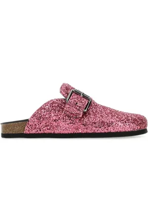 Serafini Mules, female, , 6 UK, Sequin Buckle Mules
