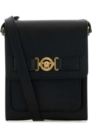 VERSACE Cross Body Bags, male, , ONE SIZE, Stylish Leather Crossbody Bag