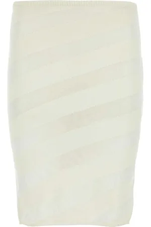 Gimaguas Pencil Skirts, female, , S, Elegant Ivory Viscose Blend Skirt