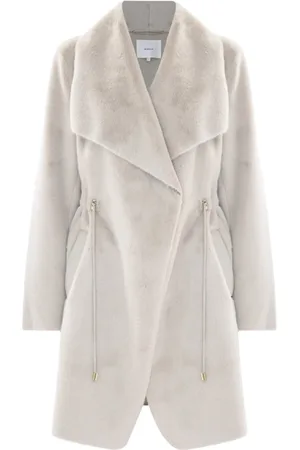 Kocca Belted Coats, female, , S, Button Drawstring Sheepskin Coat