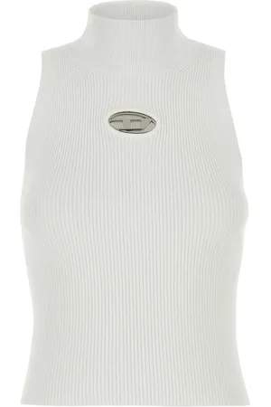 Diesel Sleeveless Tops, female, , M, Viscose Blend Onervax Top
