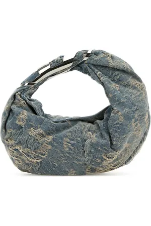 Diesel Handbags, female, , ONE SIZE, Denim Hobo Shopping Bag