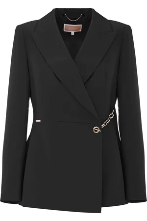 Kocca Chic Asymmetrical Chain Detail Jacket