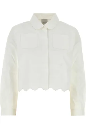 Patou Shirts, female, , S, White Poplin Shirt