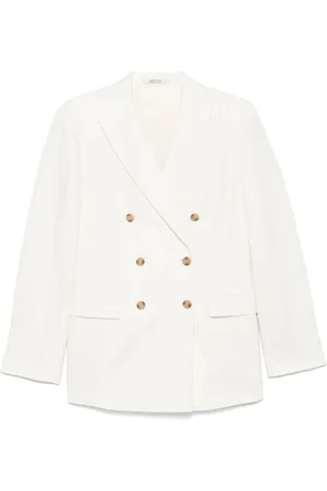 Calvin Klein Double-Breasted Jacket with Peak Lapels