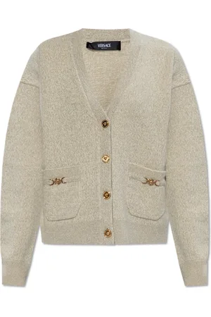 VERSACE Cardigans, female, , 2XS, Wool Cardigan