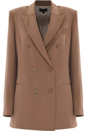 Kocca Blazers, female, , M, Elegant Double-Breasted Jacket with Welt Pockets